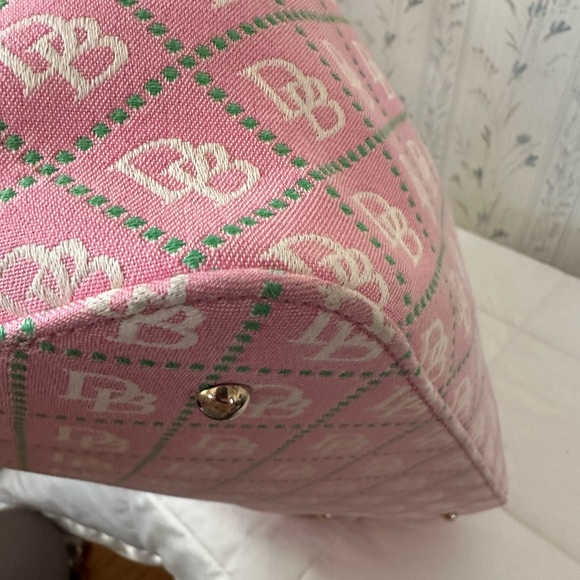 Dooney & Bourke Pink Monogram Tote - Picture 7 of 14